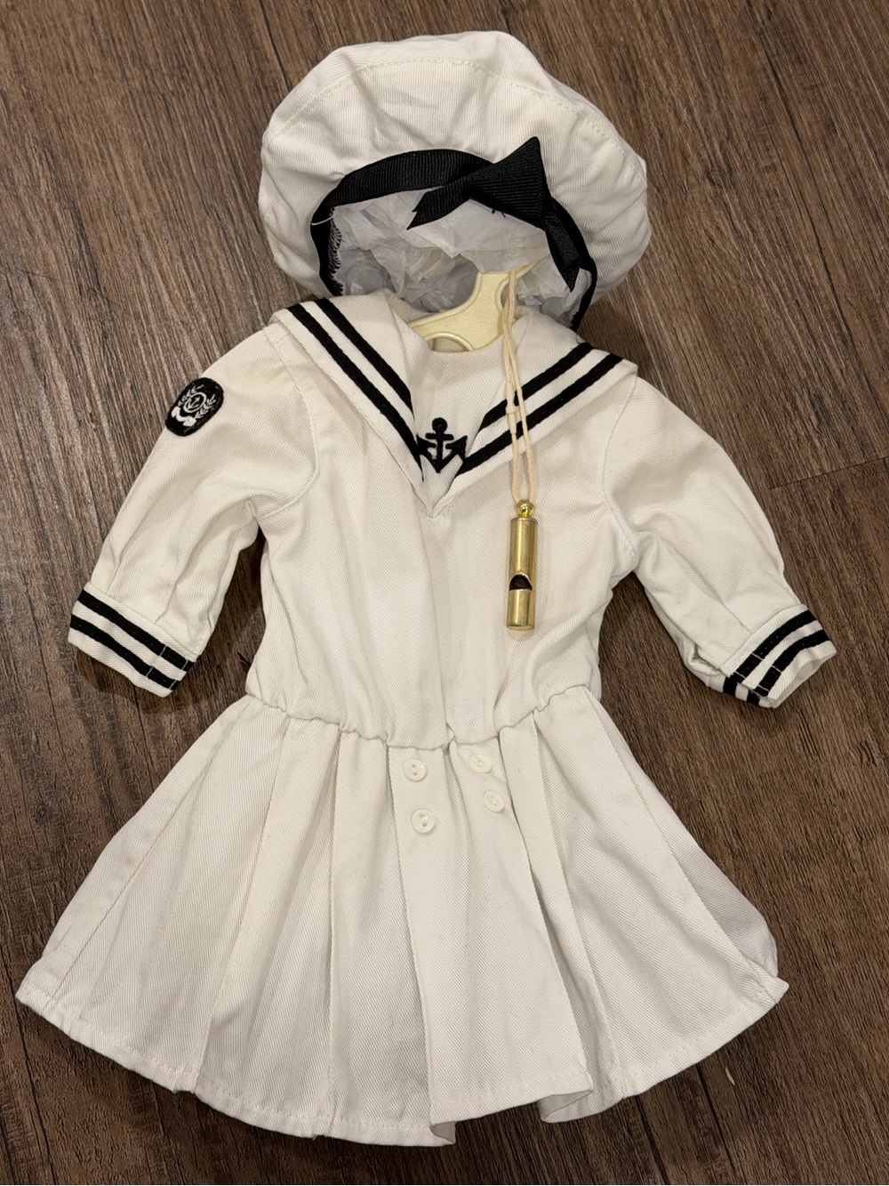 1995 Pleasant Company Samantha Middy Dress, First Edition Book, Tam & Whistle - Picture 6 of 16
